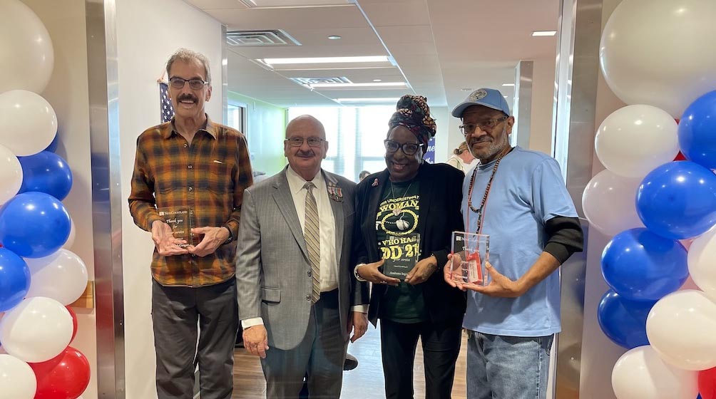 Veterans receiving awards